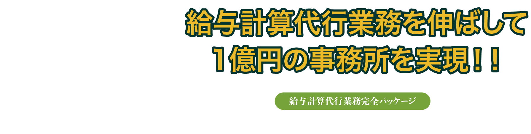 給与計算代行業務完全パッケージ-給与計算代行のすべての課題を解決します!